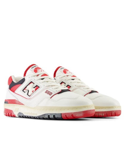 NEW BALANCE 550 Sea Salt /Team Red /Black [BB550VGA]