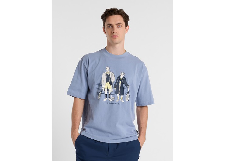 NEW BALANCE A Perfect Match Tennis T Shirt - Dusk Shower
