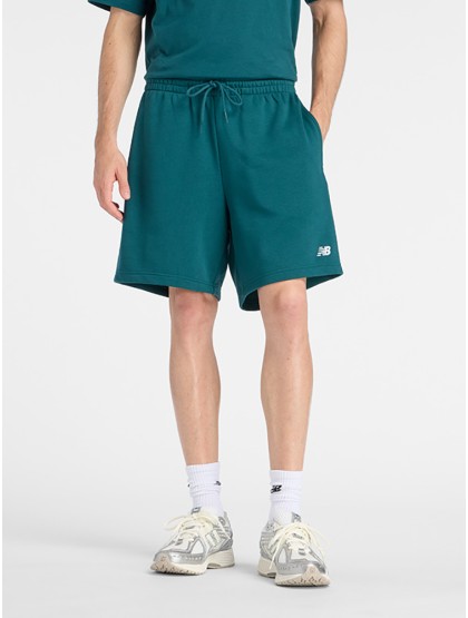 NEW BALANCE Essentials French Terry Short 7 Inch - Green 