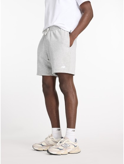 NEW BALANCE Essentials French Terry Short 7 Inch - Heather Grey  