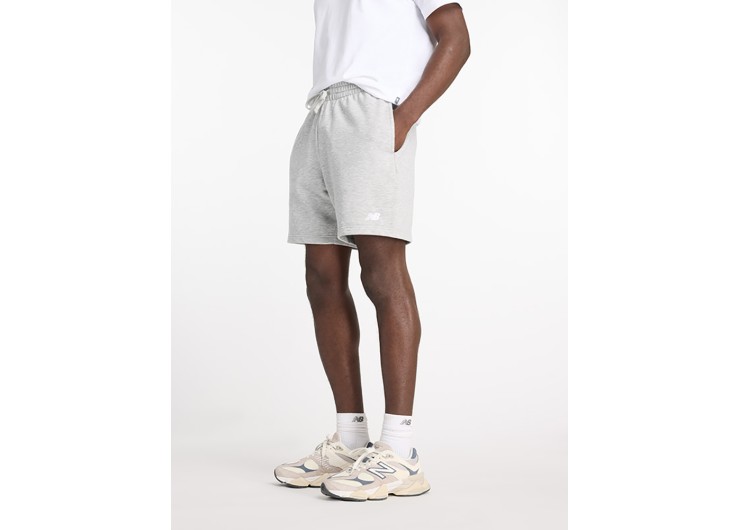 NEW BALANCE Essentials French Terry Short 7 Inch - Heather Grey  