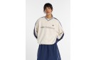 NEW BALANCE Satin Woven Pullover - Linen /Navy