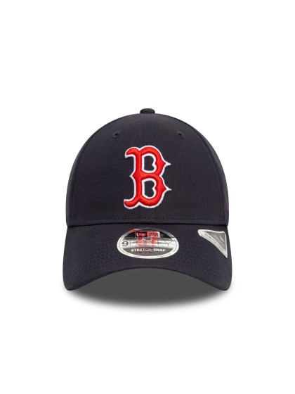 NEW ERA Boston Red Sox 9FORTY Stretch Snap Adjustable Cap - Navy