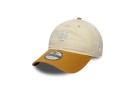 NEW ERA NY Mets MLB Washed Contrast 9TWENTY Adjustable Cap - Cream