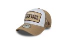 NEW ERA Location Patch 9FORTY A-Frame Trucker Cap - Light Beige