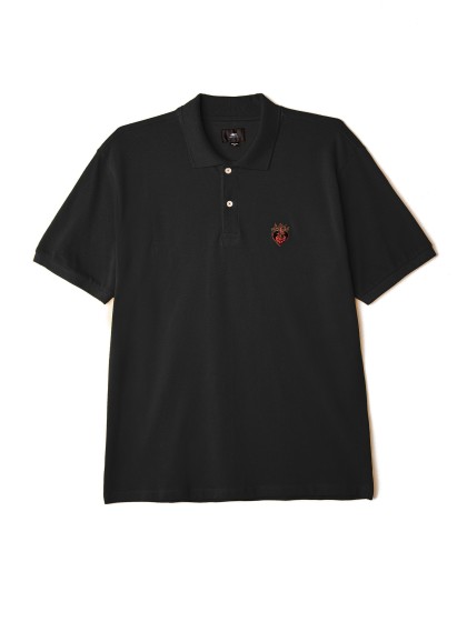 OBEY Giant Heart Polo [Black]