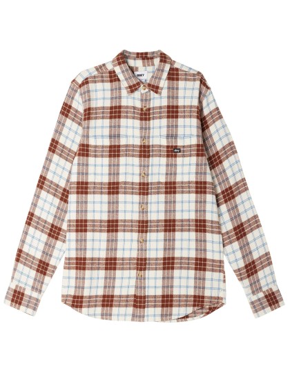 OBEY Arnold Woven Shirt [Unbleached Multi]