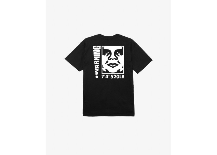 OBEY Warning Classic T-Shirt - Black