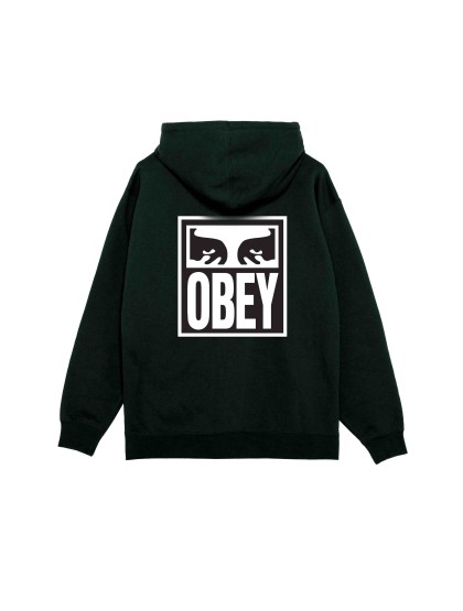 OBEY Eyes Icon Hood Premium Fleece - Botanical Garden