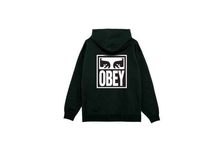 OBEY Eyes Icon Hood Premium Fleece - Botanical Garden