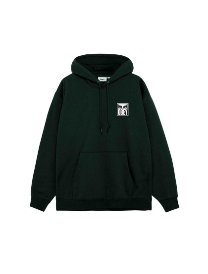 OBEY Eyes Icon Hood Premium Fleece - Botanical Garden