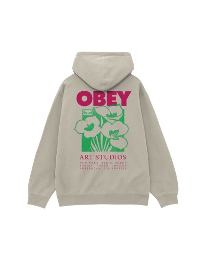 OBEY Art Studio Flowers Premium Fleece - Moonstruck