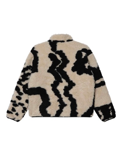 OBEY Shaggy Sherpa Jacket - Clay Multi