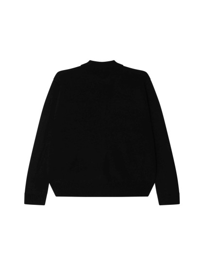 OBEY Floral Zip Cardigan - Black