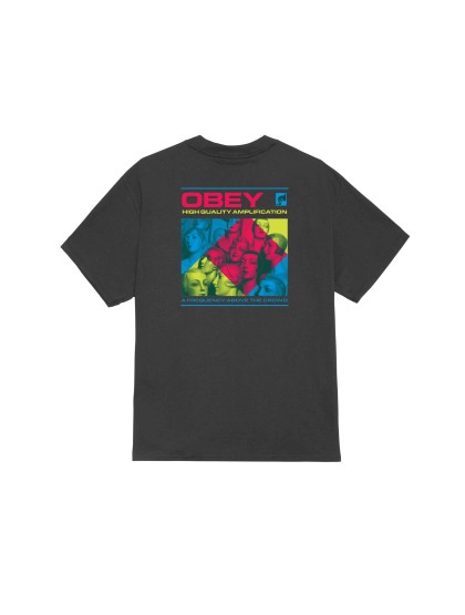 OBEY High Quality Amplification Classic T-Shirt - Vintage Black