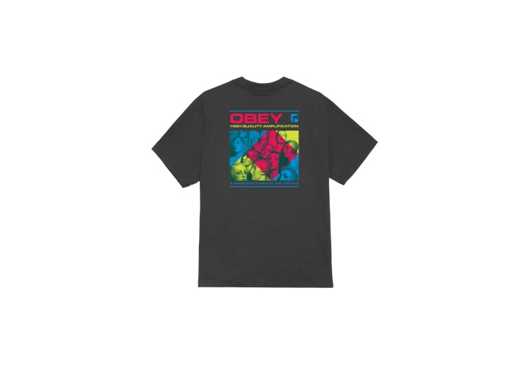 OBEY High Quality Amplification Classic T-Shirt - Vintage Black
