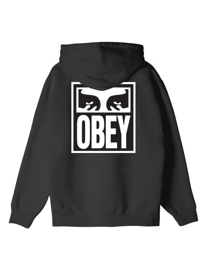 OBEY Eyes Icon Zip Premium Hood [Black]