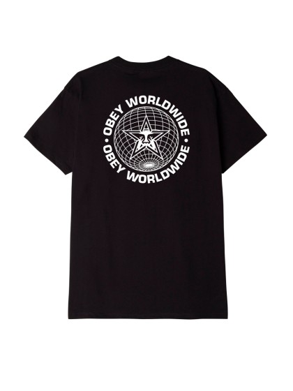 OBEY Worldwide Globe Classic T-Shirt [Black]
