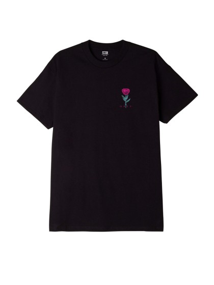OBEY Barbwire Flower Classic T-Shirt [Black]