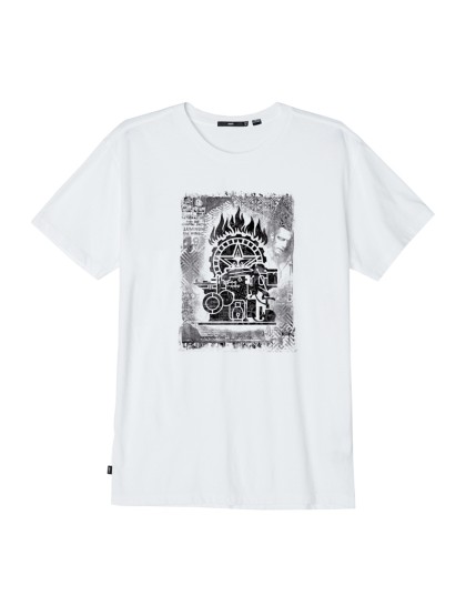 OBEY Press Etching Superior Tee [White]