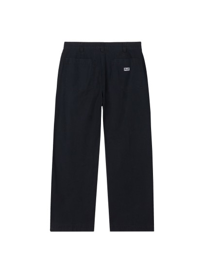 OBEY Bigwig Baggy Utility Pant - Anthracite Faded Wash