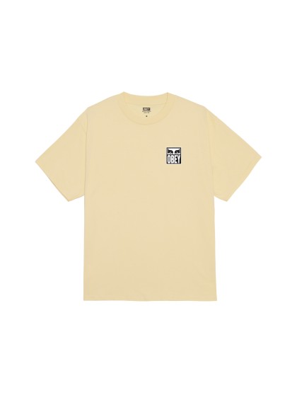 OBEY Eyes Icon II Classic T-Shirt - Pale Yellow