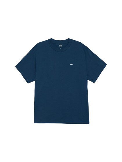 OBEY Icon Stencil Flame Classic T-Shirt - Harbor Blue