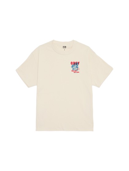 OBEY Printing Press Make Art Classic T-Shirt - Cream