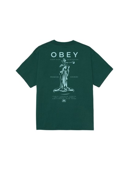 OBEY Premium Sounds Classic T-Shirt - Rain Forest