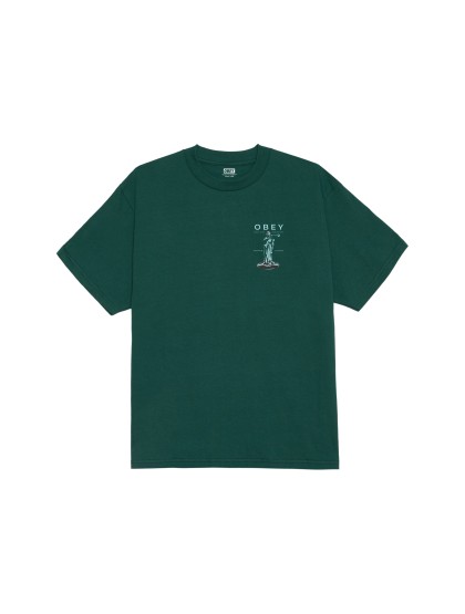 OBEY Premium Sounds Classic T-Shirt - Rain Forest