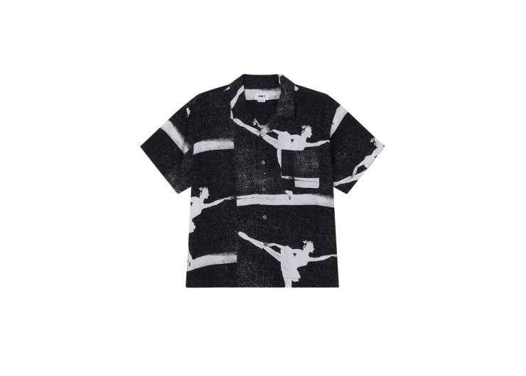 OBEY Jacques Short Sleeve Shirt - Black Multi