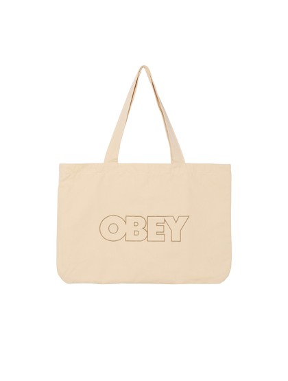OBEY Outline Canvas Tote Bag - Natural