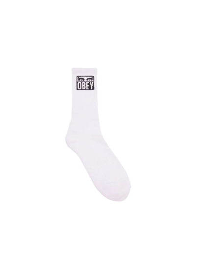 OBEY Eyes Icon Socks - White 