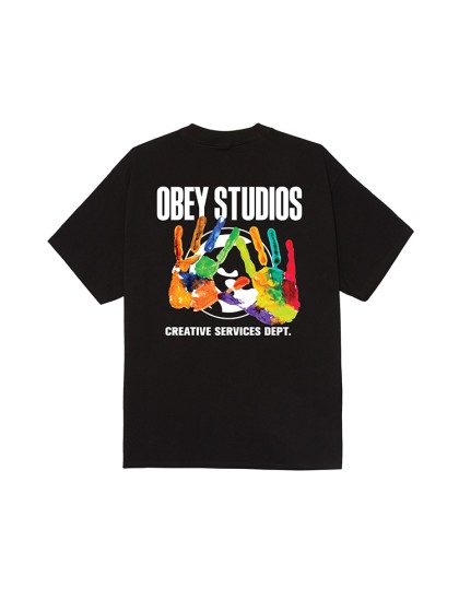 OBEY Creative Services Dept. Classic T-Shirt - Black