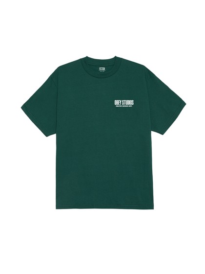 OBEY Creative Services Dept. Classic T-Shirt - Rain Forest