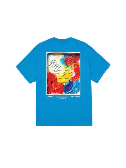 OBEY Art Department Classic T-Shirt - Azure Blue