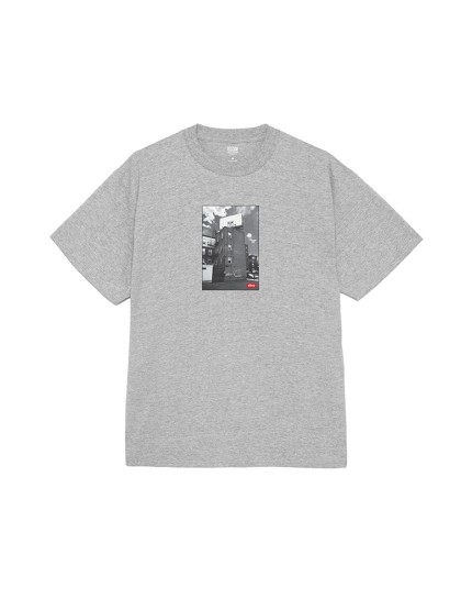 OBEY Boston Billboard Classic T-Shirt - Heather Grey