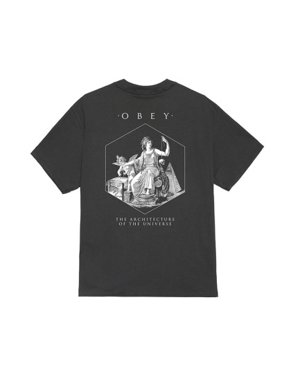 OBEY Architecture Of The Universe Classic T-Shirt - Vintage Black