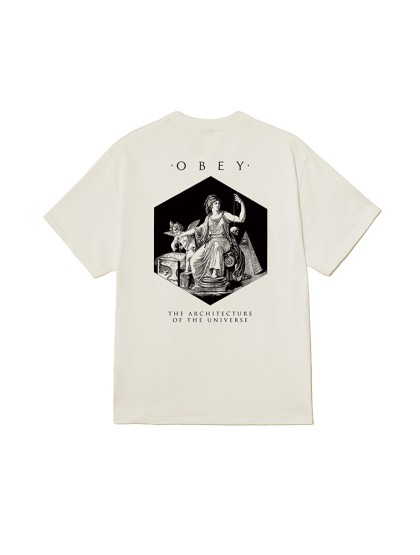 OBEY Architecture Of The Universe Classic T-Shirt - Vintage White