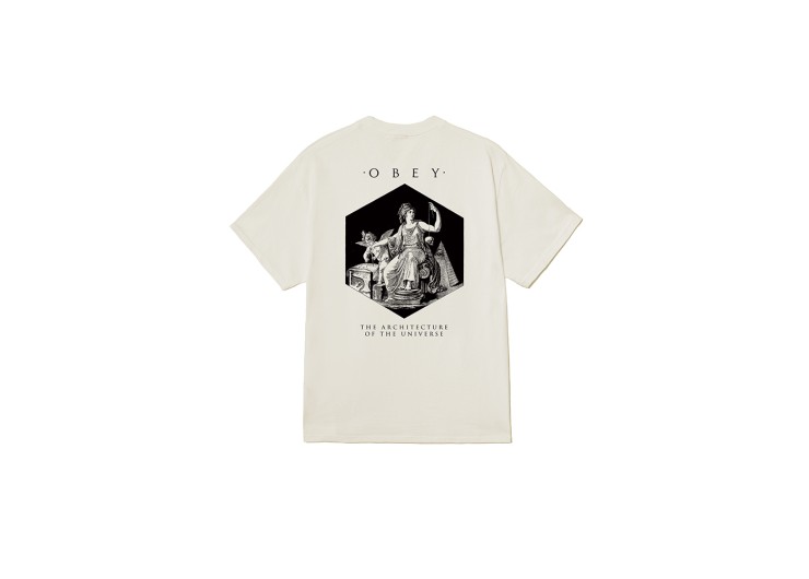 OBEY Architecture Of The Universe Classic T-Shirt - Vintage White