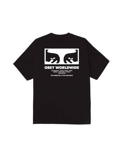 OBEY The Medium Is The Message Classic T-Shirt - Black