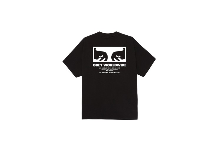 OBEY The Medium Is The Message Classic T-Shirt - Black