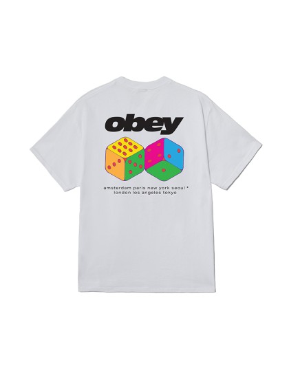 OBEY Dice Classic T-Shirt - White
