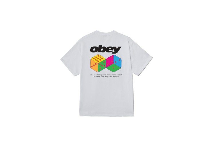 OBEY Dice Classic T-Shirt - White