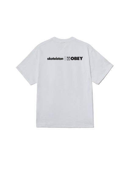 OBEY Skateistan Classic T-Shirt - White