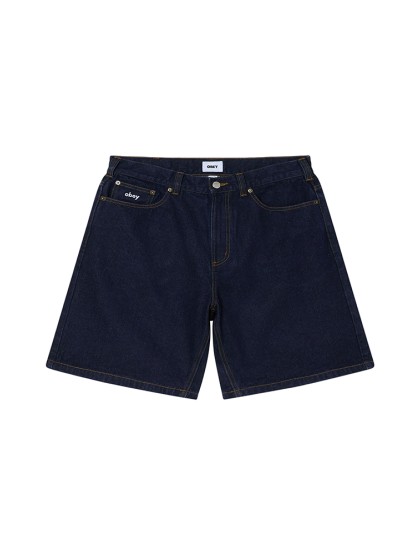 OBEY Bigwig Baggy Denim Short - Rinse Indigo