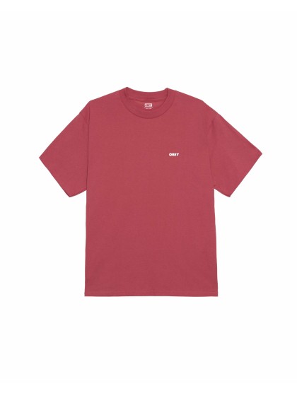 OBEY The Medium Is The Message Classic T-Shirt - Mineral Red