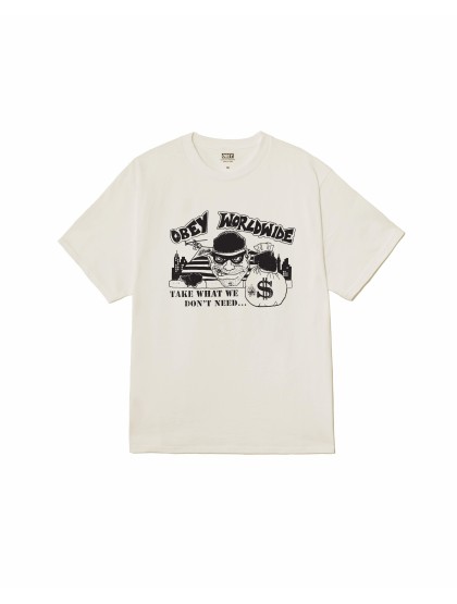 OBEY Take Classic T-Shirt - Vintage White