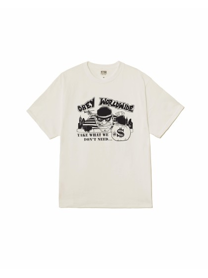 OBEY Take Classic T-Shirt - Vintage White