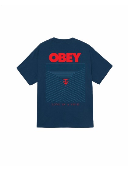 OBEY Love Is A Void Classic T-Shirt - Harbor Blue